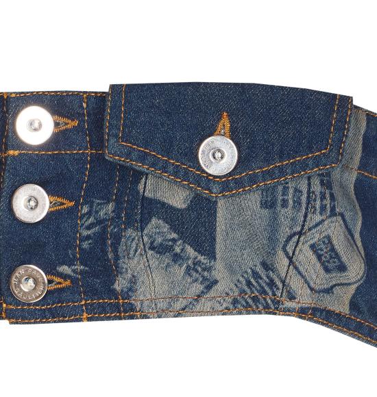 26SS 장 폴 고티에 긴팔 티셔츠 BR014 D02757 Blue - JEAN PAUL GAULTIER