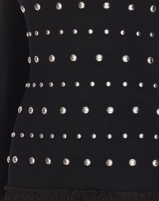 26SS 리우조 미디 원피스 WA6094MS55N 22222 Black - LIU JO