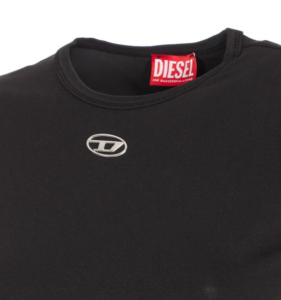 26SS 디젤 반팔 티셔츠 A19917 0AHQH900 Black - DIESEL