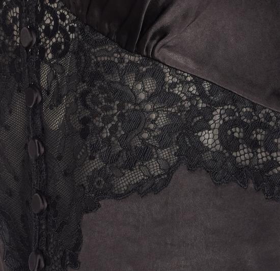 26SS 셀프 포트레이트 긴팔 티셔츠 176TA BLACK Black - SELF PORTRAIT