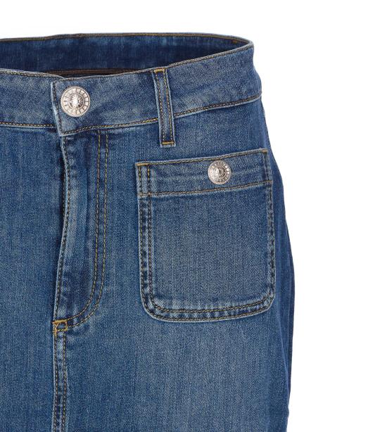 26SS 리우조 미디 스커트 UA6259D0275 78988 Blue - LIU JO