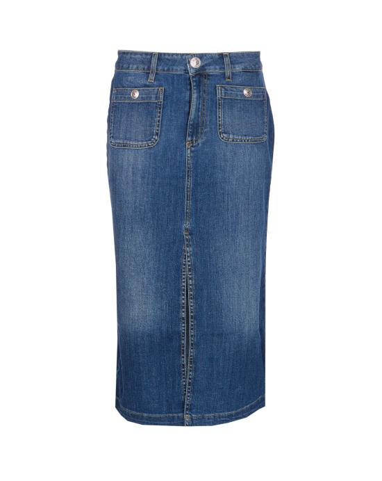 26SS 리우조 미디 스커트 UA6259D0275 78988 Blue