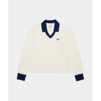  아디다스 긴팔 티셔츠 KC9319 Cloud White Dark Blue DOM