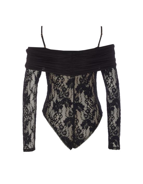 26SS 짐머만 바디수트 티셔츠 7123TC261 BLK Black - ZIMMERMANN