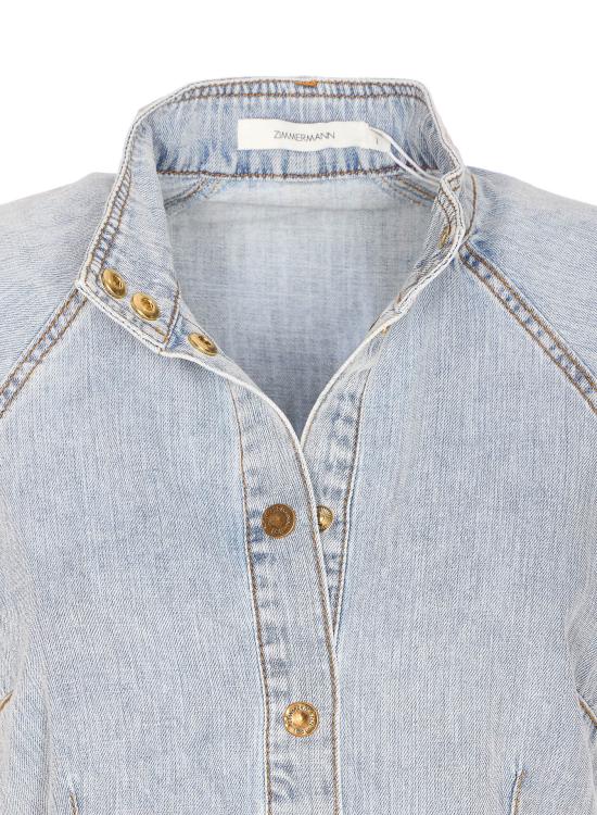 26SS 짐머만 셔츠 7247TC26R CSW Blue - ZIMMERMANN