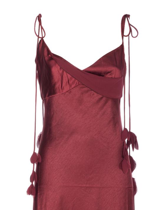 26SS 셀프 포트레이트 미디 원피스 218M BURGUNDY Red - SELF PORTRAIT