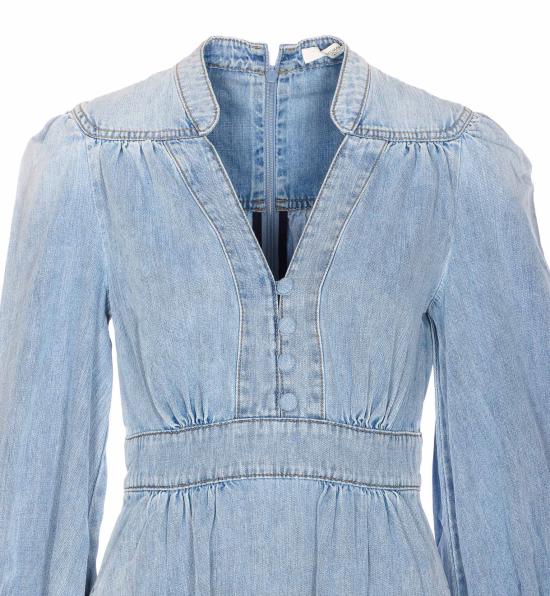 26SS 짐머만 미디 원피스 2731DRS262 SKYLK Blue - ZIMMERMANN