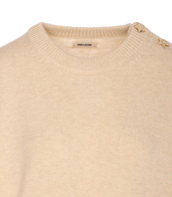 26SS 자딕앤볼테르 스웨터 KWSW02932 256 Beige - ZADIG & VOLTAIRE