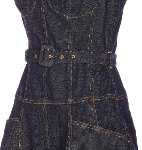 26SS 셀프 포트레이트 미디 원피스 815MA BLUE Blue - SELF PORTRAIT