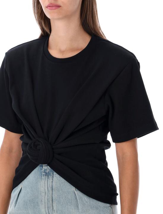 26FW 마그다뷰트림 반팔 티셔츠 182425 BLACK NERO - MAGDA BUTRYM