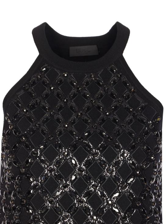 26SS 리우조 터틀넥 PA6048 MS99E22222 Black - LIU JO