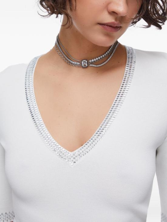 26SS 리우조 스웨터 WA6222 MS55N10701 White - LIU JO