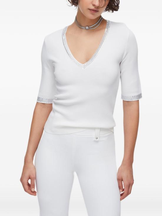 26SS 리우조 스웨터 WA6222 MS55N10701 White - LIU JO