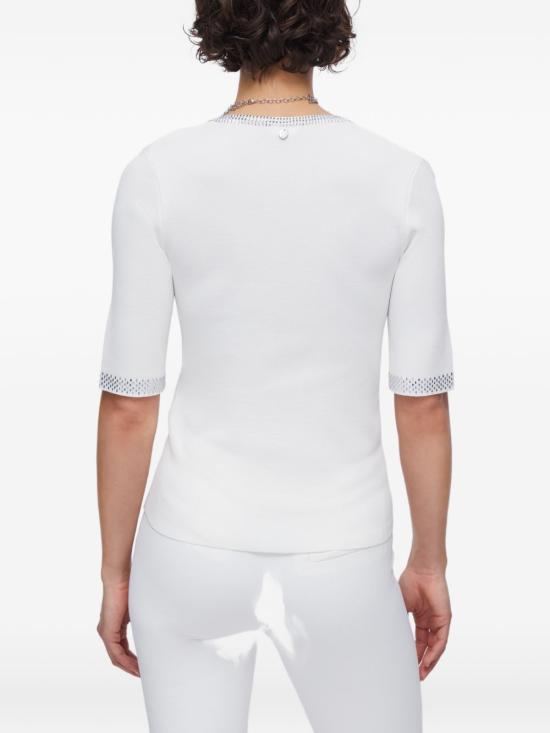 26SS 리우조 스웨터 WA6222 MS55N10701 White - LIU JO