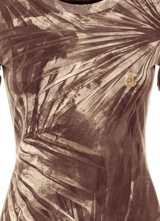 25FW 로베르토 카발리 반팔 티셔츠 79PAHE07 CJ112700 Beige - ROBERTO CAVALLI