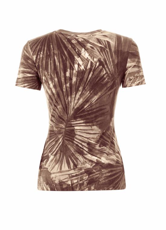 25FW 로베르토 카발리 반팔 티셔츠 79PAHE07 CJ112700 Beige - ROBERTO CAVALLI