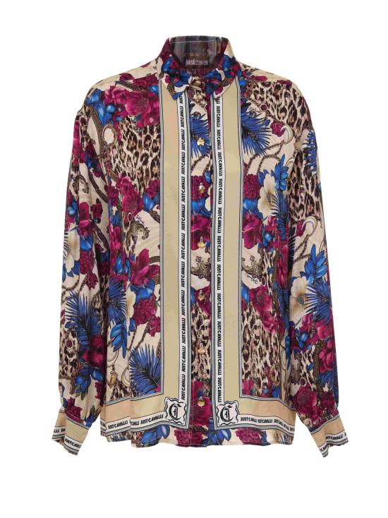 25FW 로베르토 카발리 셔츠 79PAL2P6 NS751R69 MultiColour