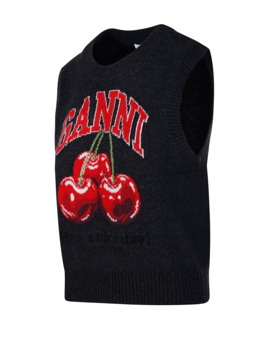 26SS 가니 베스트 A1070264 252 PHANTOM - GANNI