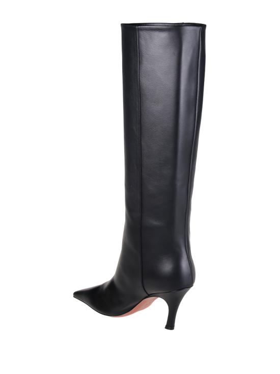 25FW 아미나 무아디 부츠 MONA ZIP BOOT 80 CALF BLACK - AMINA MUADDI