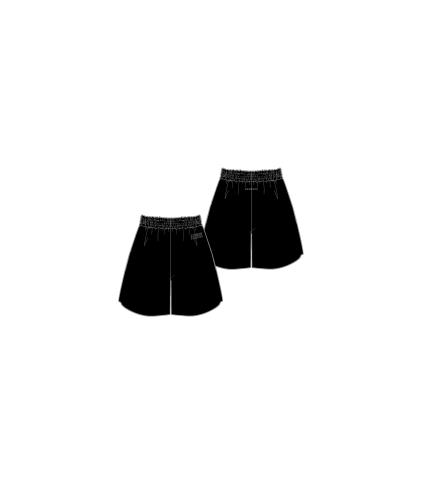 26SS [키즈] MM6 메종마르지엘라 쇼츠/버뮤다 M61005MM02X M6900 Black