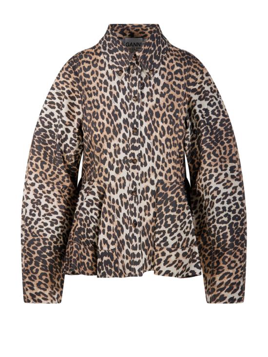 26SS 가니 블라우스 A1040058 859 ALMOND MILK