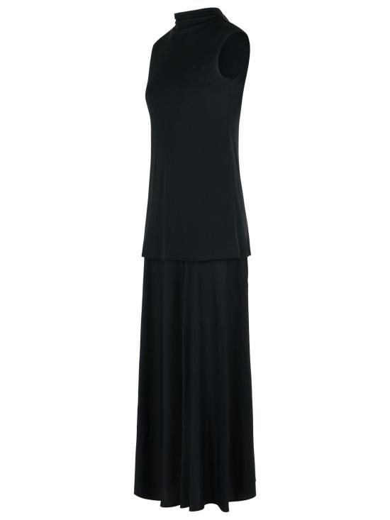 26SS 질샌더 롱 원피스 J04CT0107 J65016001 Black - JIL SANDER