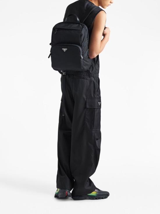 26SS 프라다 삼각로고 리나일론 백팩 2VZ104VOOO2DMG F0002 Black - PRADA