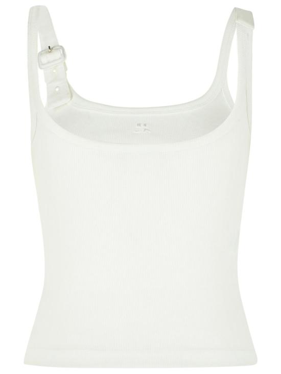 26SS 쿠레쥬 민소매 티셔츠 126JDE153JS01940001 White - COURREGES