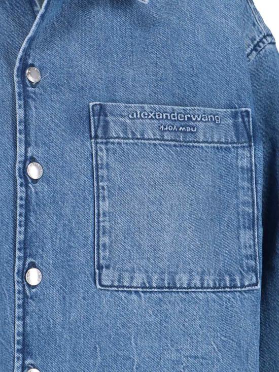 26SS 알렉산더 왕 블라우스 4DC1261976400C BLUE - ALEXANDER WANG