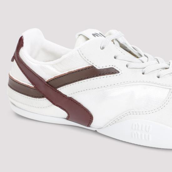 26SS 미우미우 스니커즈 5E428EFA005 71L 097 WHITE - MIU MIU