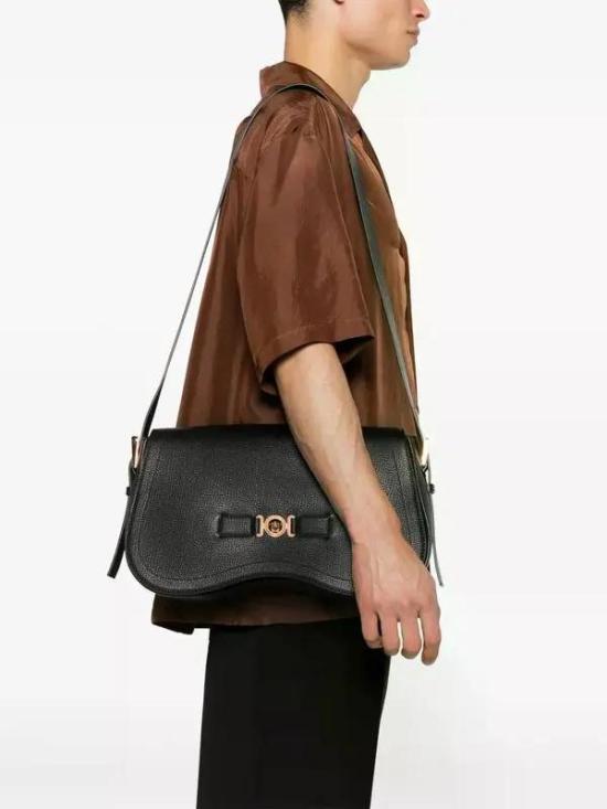 25FW 베르사체 크로스백 10196731A118161B00V BLACK DOM - VERSACE