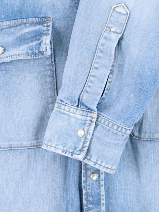 26SS 디스퀘어드2 긴팔 셔츠 S74DM0987 S30341470 BLUE - DSQUARED2