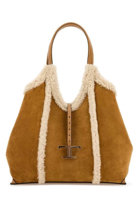 25FW 토즈 T 타임리스 쇼퍼백 XBWTSBA03M0UTA 4L56 Brown