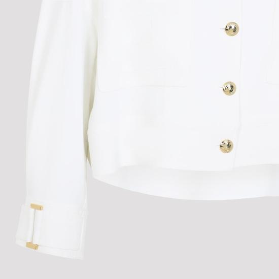 26SS 엘리자베타프랜치 자켓 GB00561E2 360 WHITE - ELISABETTA FRANCHI