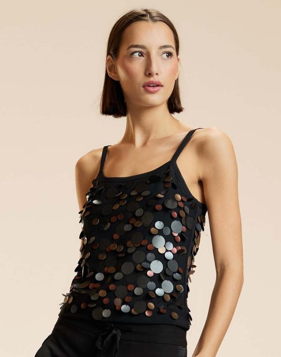  신시아 로리 캐미솔 신시아 로울리 파올라 파예트 카미 블랙