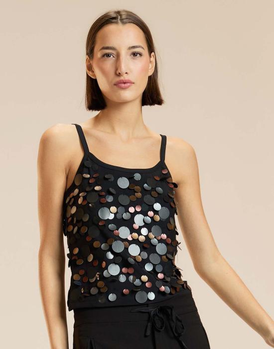  신시아 로리 캐미솔 신시아 로울리 파올라 파예트 카미 블랙 - CYNTHIA ROWLEY