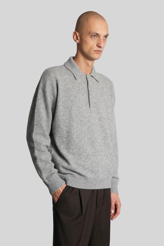 25FW 라니우스 긴팔 티셔츠 430602 F5LAMAKP018 GREY - LANEUS