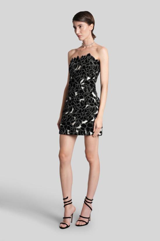 25FW 코스타렐로스 숏 원피스 431933 FW2557 Black - COSTARELLOS