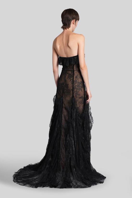 25FW 코스타렐로스 롱 원피스 428423 FW2322 Black - COSTARELLOS