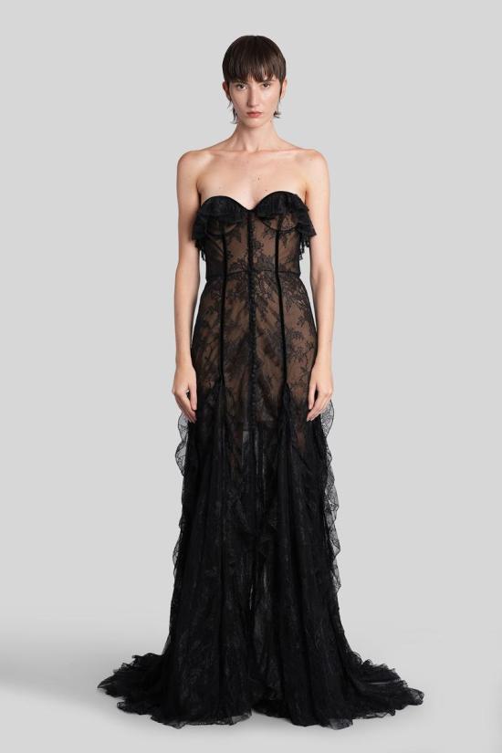 25FW 코스타렐로스 롱 원피스 428423 FW2322 Black