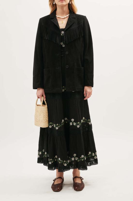  릭소 롱 원피스 Rixo London Philippa 드레스 Lilia 자수 - RIXO