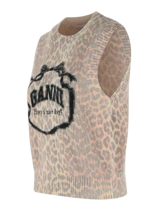  가니 베스트 A1070044943 Brown - GANNI