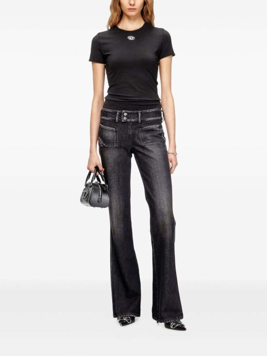  디젤 반팔 티셔츠 A199170AHQH900 Black - DIESEL