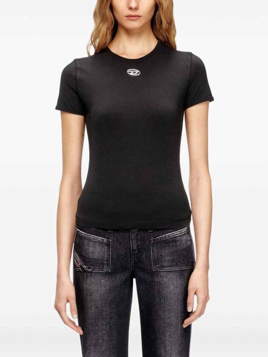  디젤 반팔 티셔츠 A199170AHQH900 Black - DIESEL