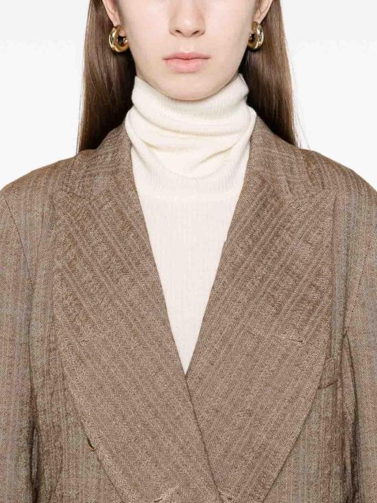  우마 왕 미디 스커트 UW8023CIGNAUW200 Beige - UMA WANG