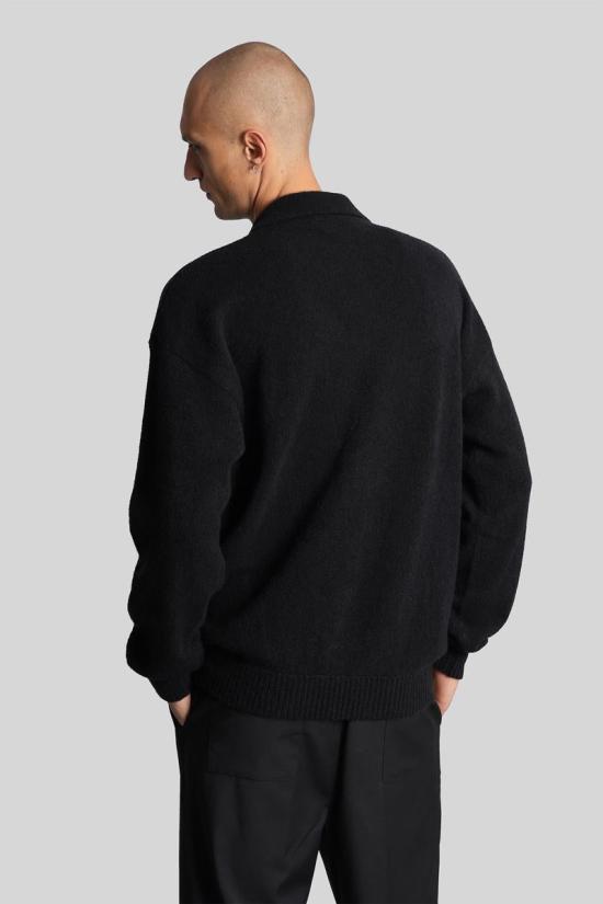 25FW 라니우스 긴팔 셔츠 430601 F5LAMAKP018 Black - LANEUS