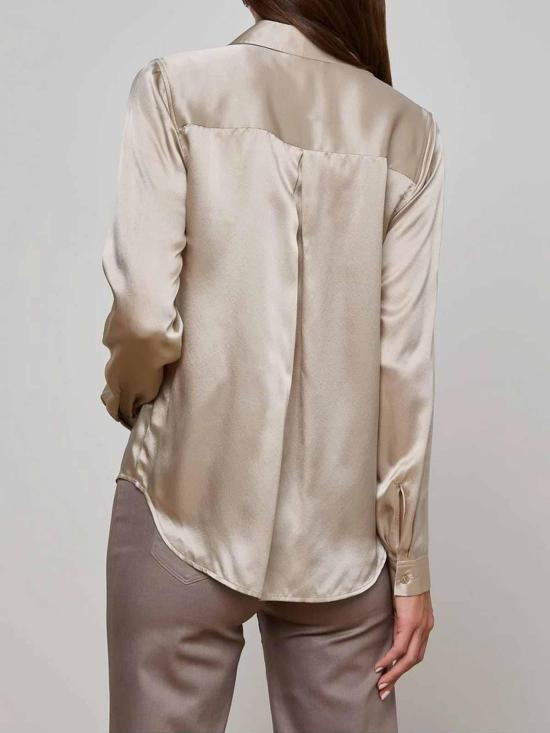  라장스 셔츠 40223CLZSMKE Grey - L'AGENCE