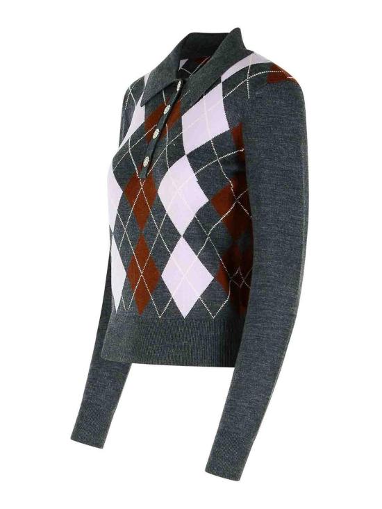 26SS 셀프 포트레이트 스웨터 RS26185TGREY Grey - SELF PORTRAIT