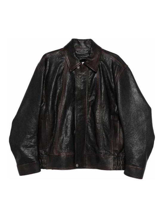 26SS 골든구스 가죽 자켓 GMP02531P00230140249 Brown