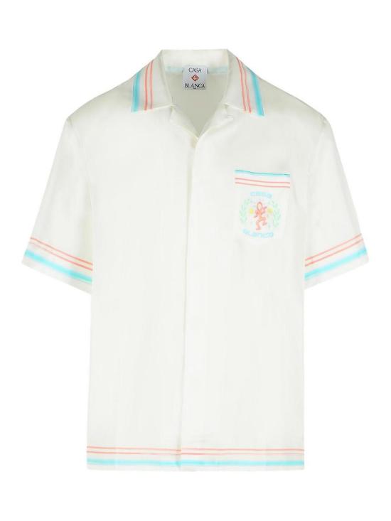 26SS 카사블랑카 반팔 셔츠 MSP26SH00301 White